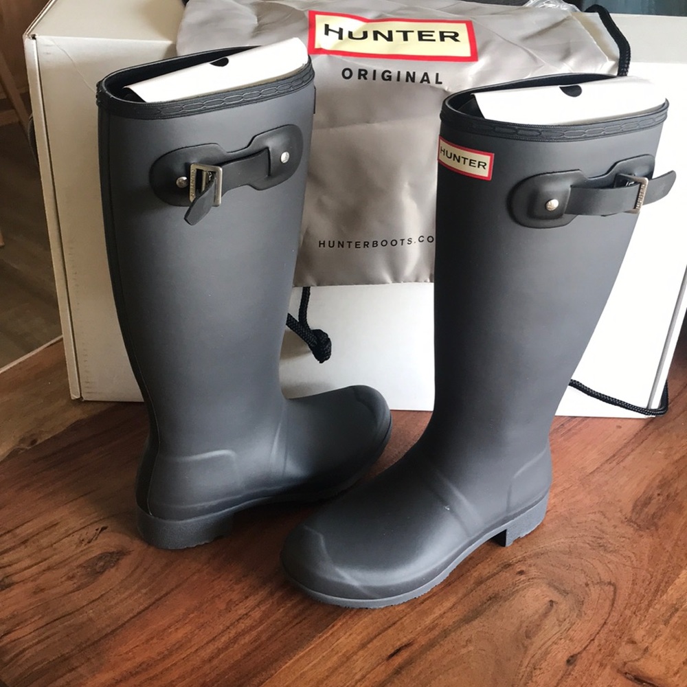New Hunter Packable Rainboot size 7 - Picture 1 of 7